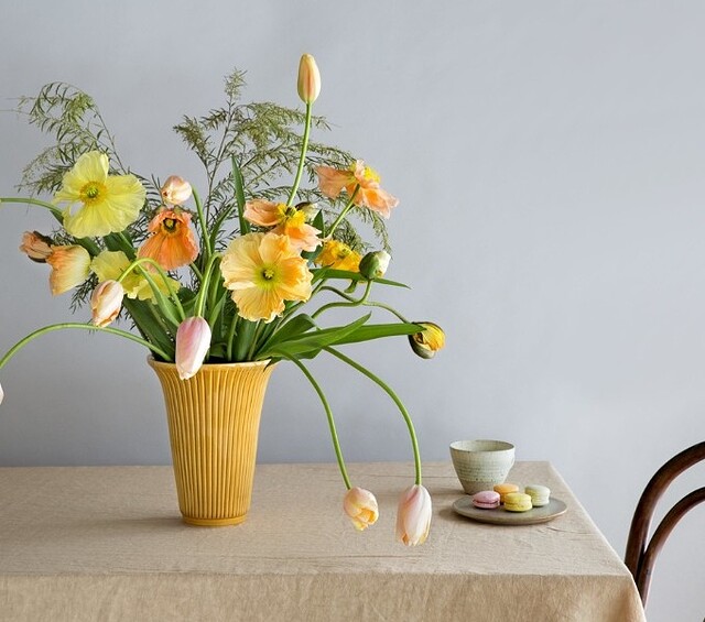 λουλούδια σε βάζο