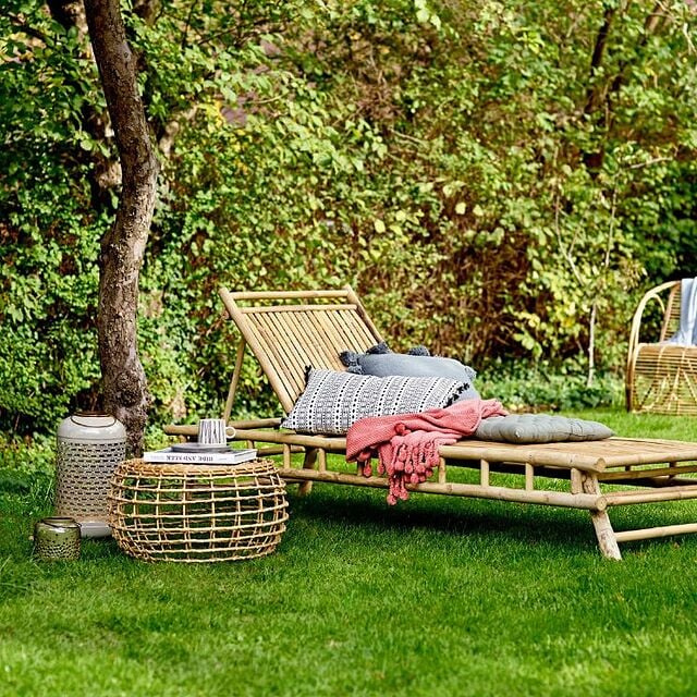 tumbona de jardín