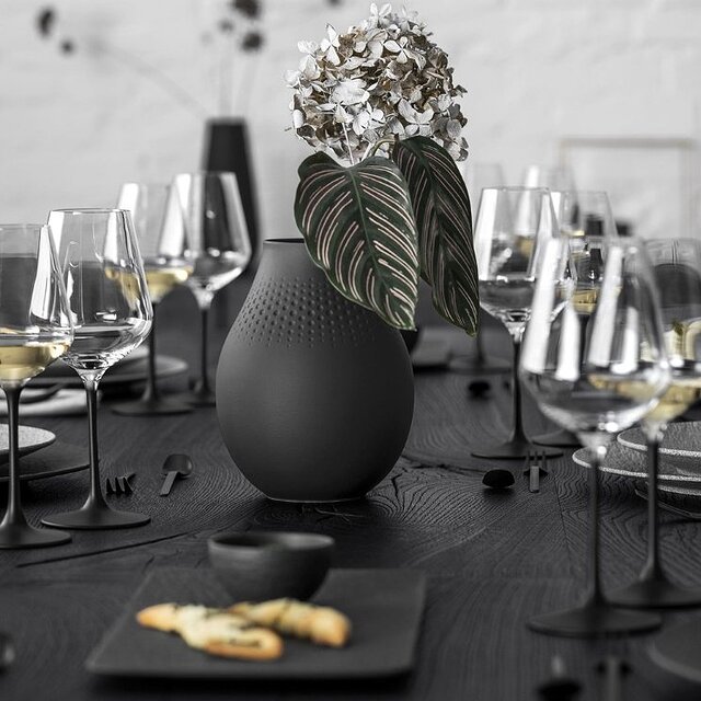 feuille dans un vase