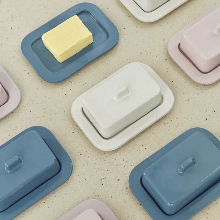 mantequillera de la colección barro