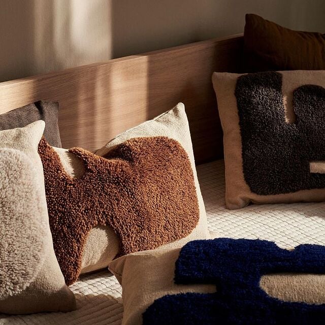 Coussin décoratif doux à motifs