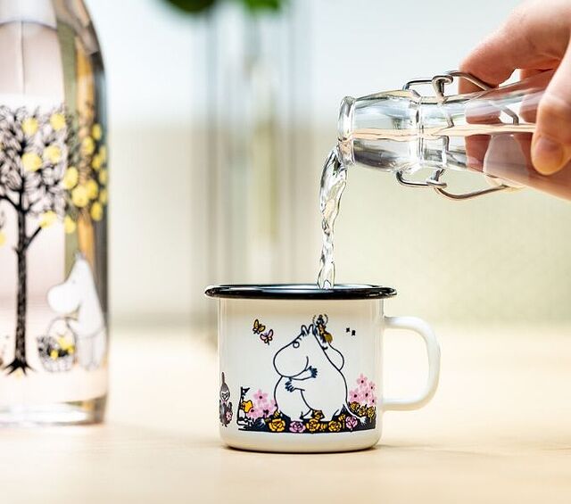 Muminova emajlirana skodelica Muurla