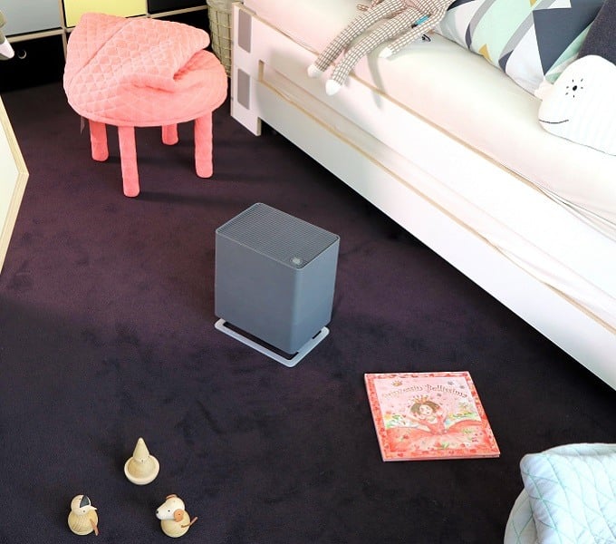 Oskar Little grey evaporative humidifier