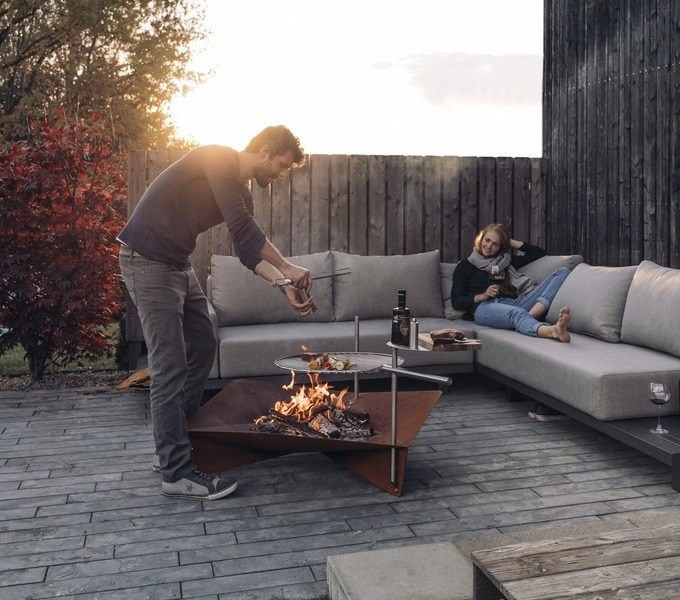 Noge za ognjište Triple 90 cm