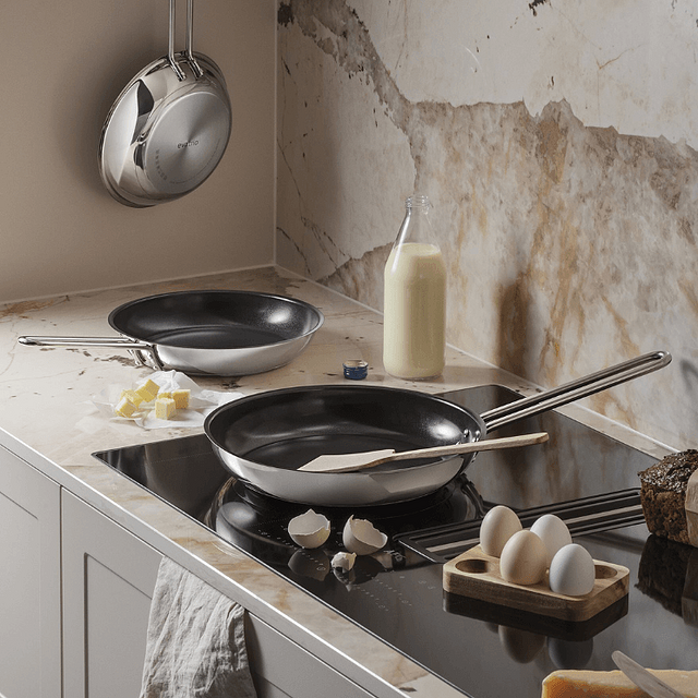 Sartén para huevos de 3 capas