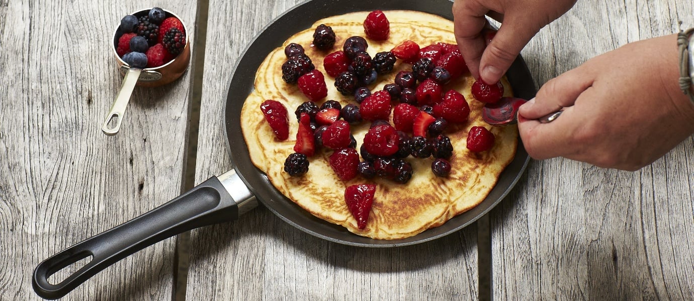 τηγάνι scanpan pancake με φρούτα