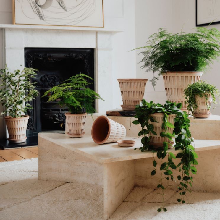 Beautiful pot from House Doctor in brick color