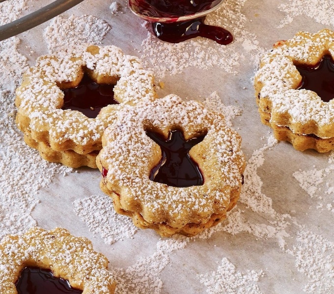 gefüllte Lebkuchen