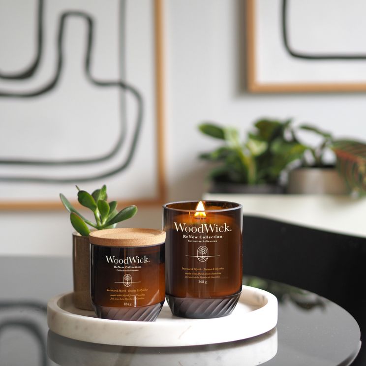 Cadeau pour la Journée de la Femme : bougie Woodwick
