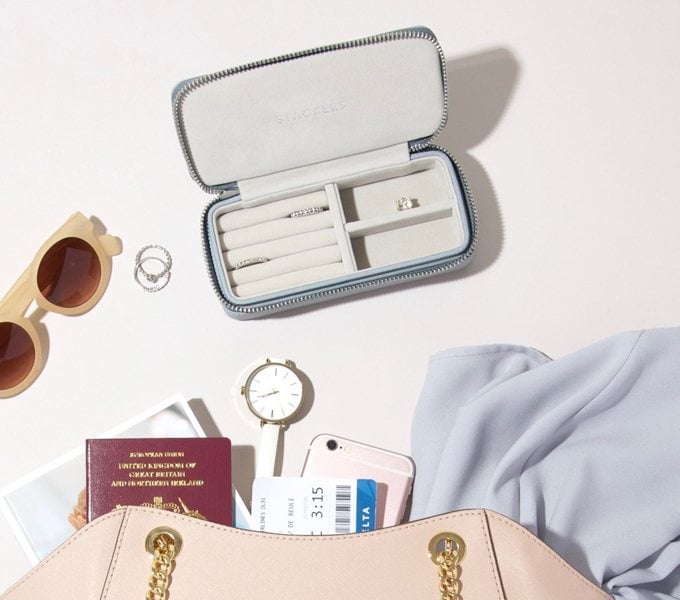 Κουτί κοσμημάτων Stackers Travel Medium dusky blue