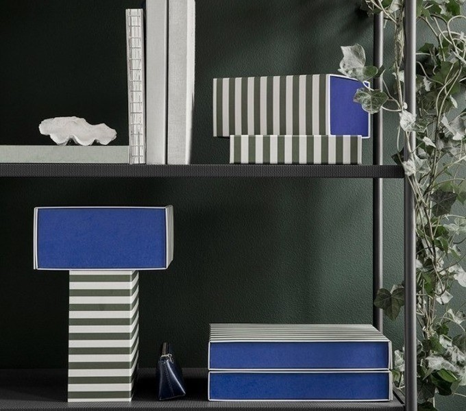 Βαθύ ριγέ κουτί Ferm Living