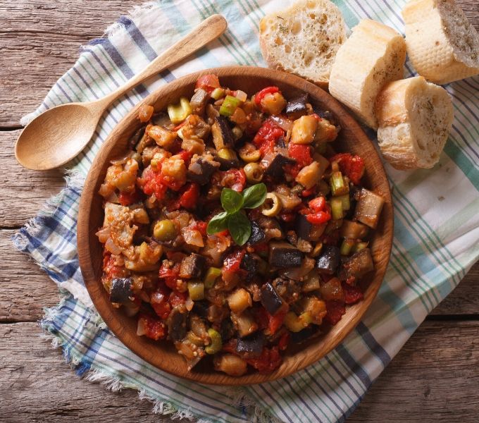 Ratatouille französischer vegetarischer Eintopf