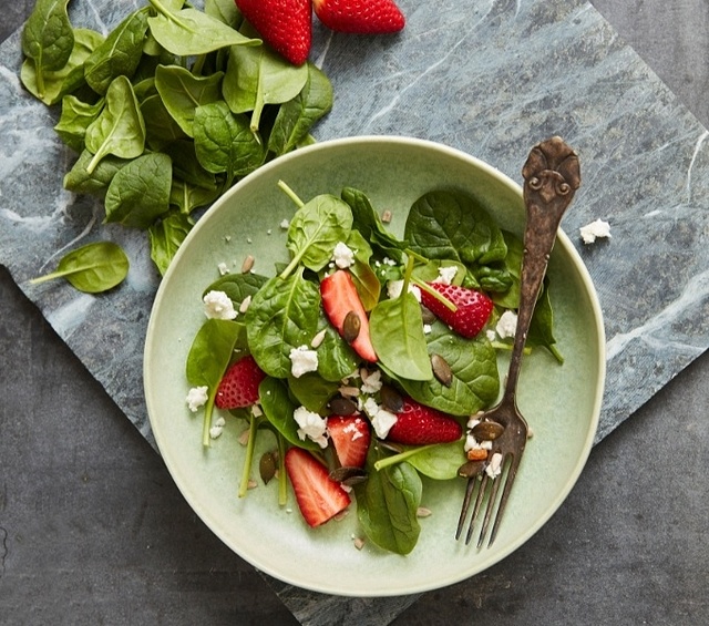 ensalada de fresas