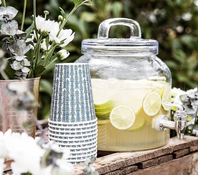 βάζο με λεμόνια