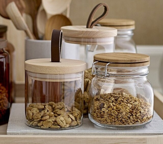 staklenka kuhinjski spremnici granola orasi