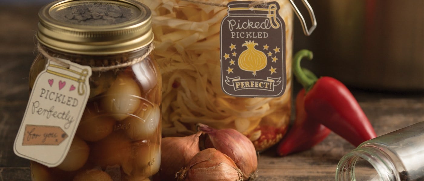 Kilner jars for pickling