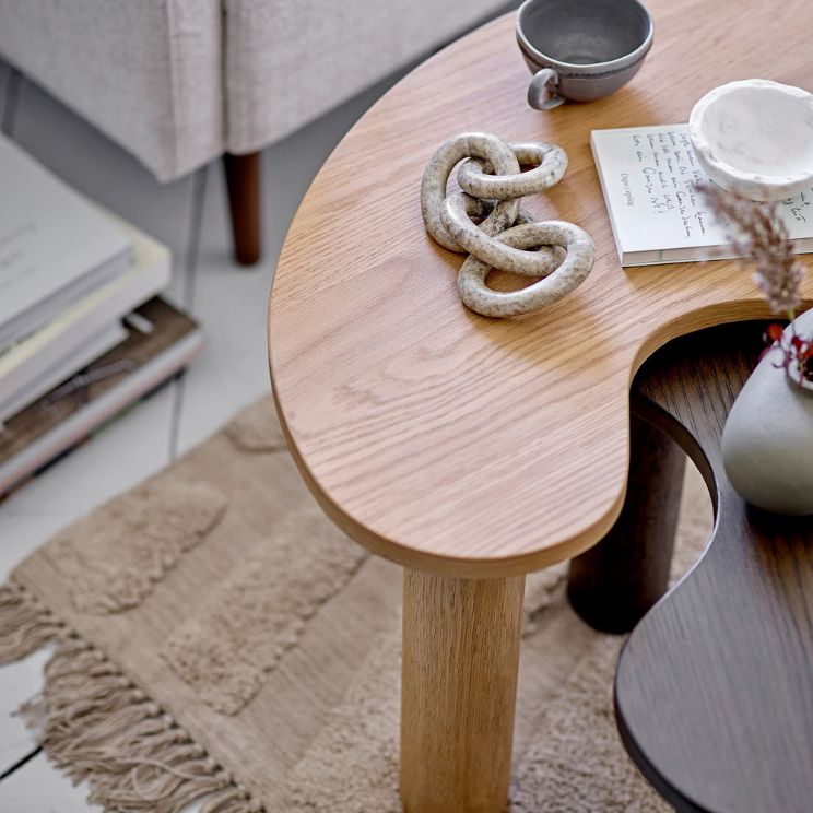 Table basse de style chunky