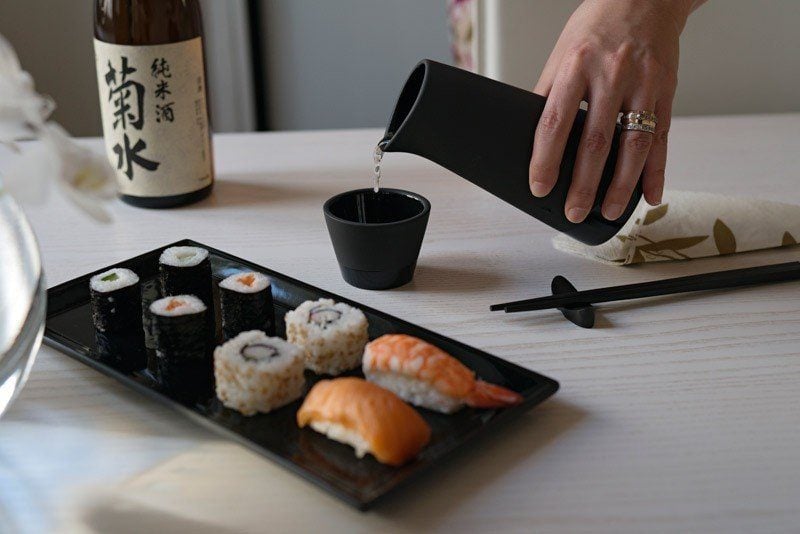 Sushi servieren