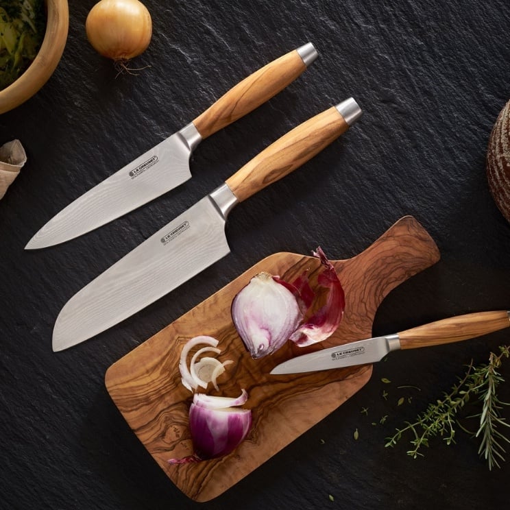 cocina navideña 2025: cuchillo de chef Le Creuset