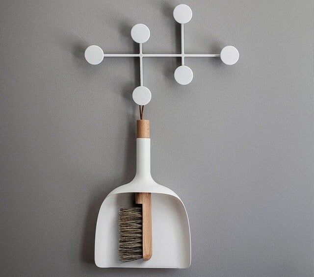 Menu četka s metlom bijela