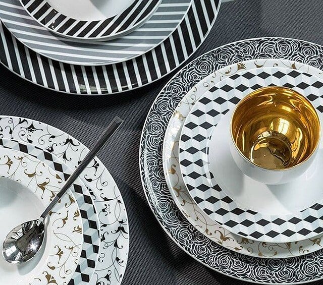 porculanski tanjuri pčelice