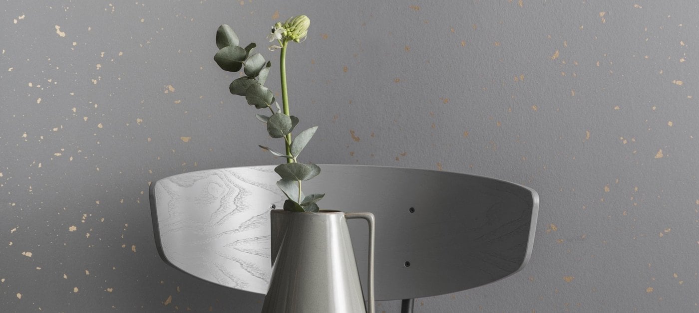 Γκρι ταπετσαρία Confetti