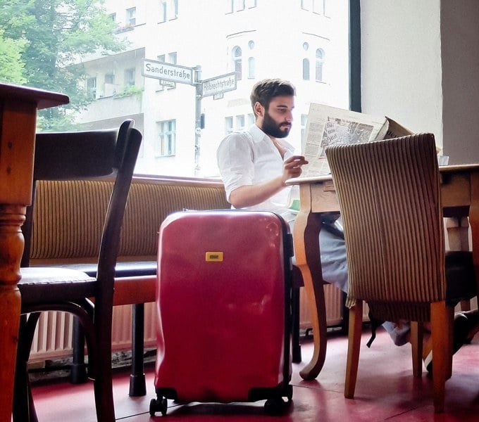 Valise Pioneer medium rouge