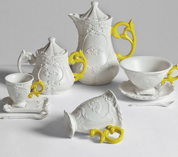 posuđe šalice porculanski čajnik