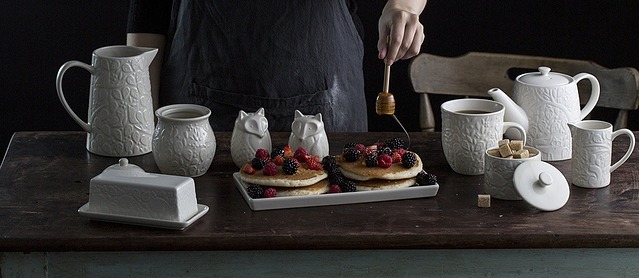 stolno posuđe posuđe pečenje šuma