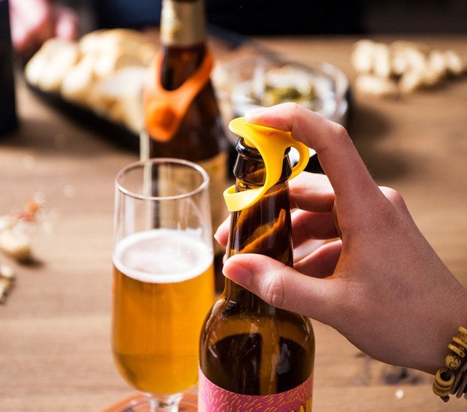 Πώματα μπουκαλιών Vacu Vin με μαρκαδόρους 6 τεμ.