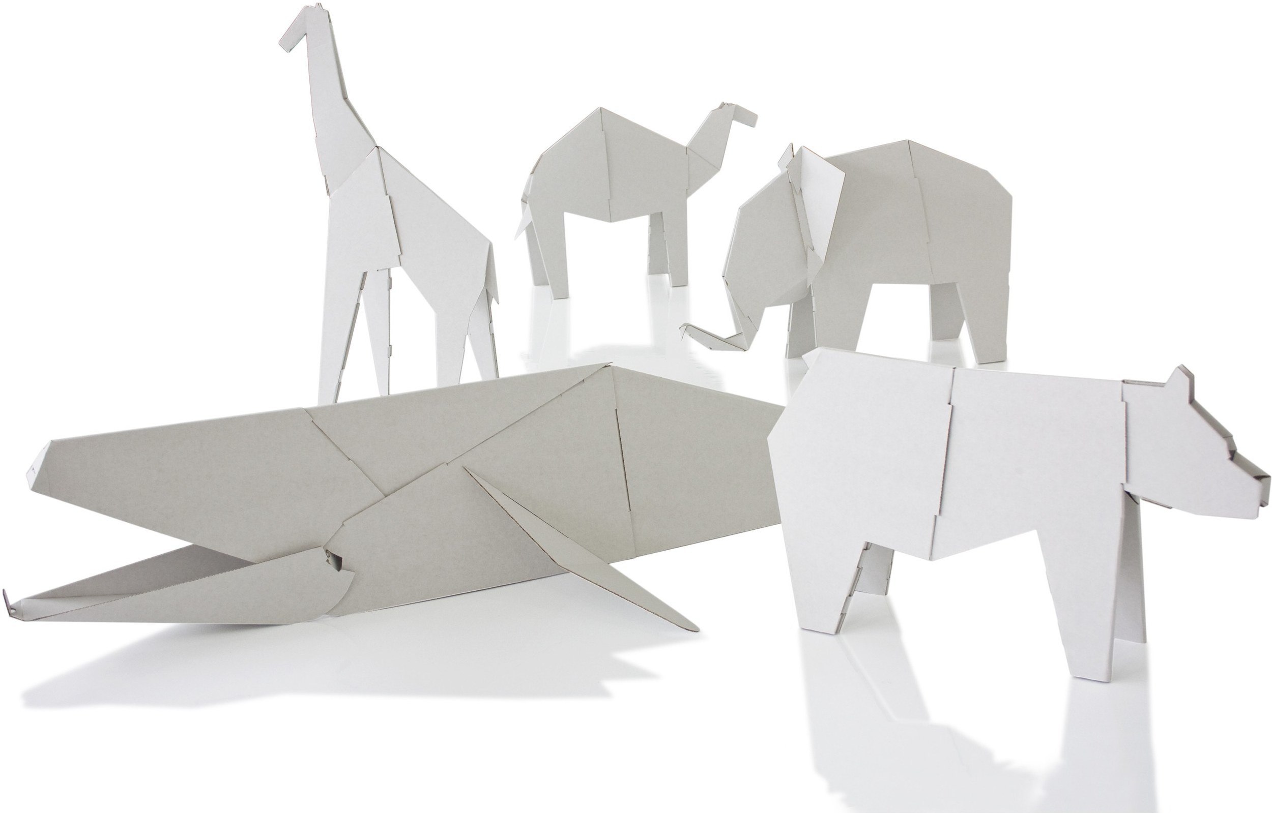 Zabawka kartonowa My Zoo wieloryb S 107 x 19 cm