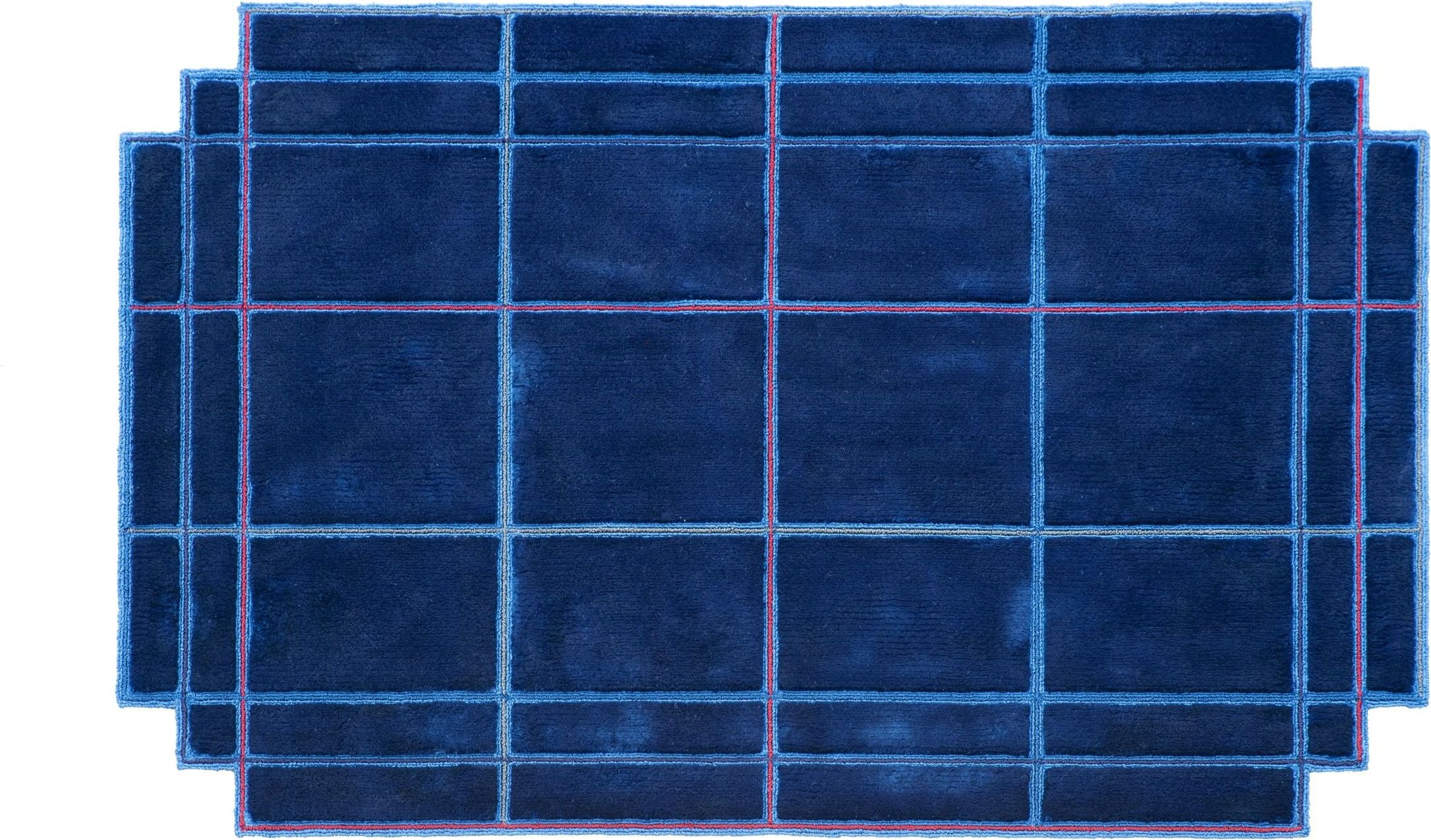 Dywan Volentieri Finestra królewski niebieski 240 x 240 cm