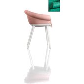 Krzesło Cyborg Lord rama biała siedzisko zielone