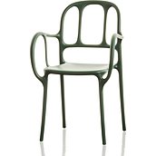 Krzesło Mila ciemnozielone