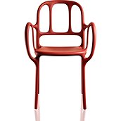Krzesło Mila czerwone