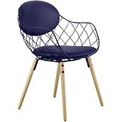 Krzesło Pina niebieskie, materiał Steelcut 2, nogi jesion
