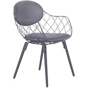 Krzesło Pina szare, materiał Steelcut 2, nogi szare