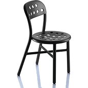 Krzesło Pipe czarne