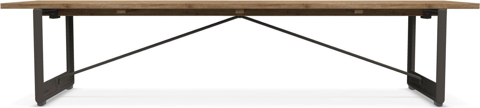 Ławka Brut 63 x 220 cm antracytowa