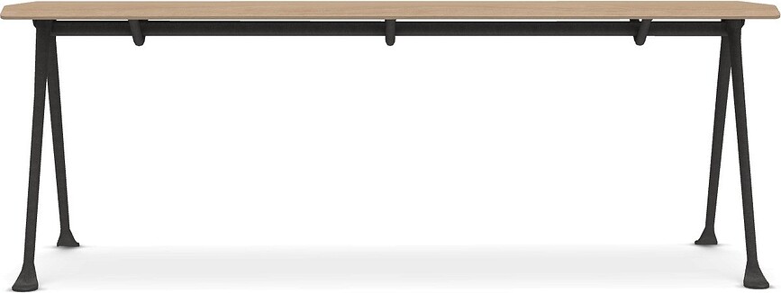 Ławka Officina 120 cm naturalny buk z antracytową ramą
