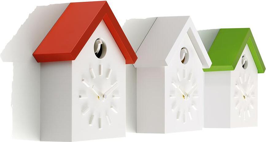 Настінний годинник Cu-Clock, зелений