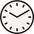 Настінний годинник Tempo чорний