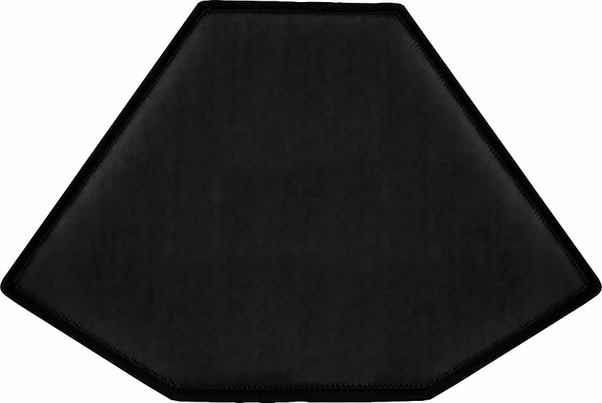 Подушка для табурета Stool_One, чорна шкіра