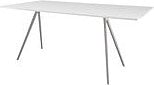 Stół Baguette 205 cm blat MDF biały rama lakierowana czarna