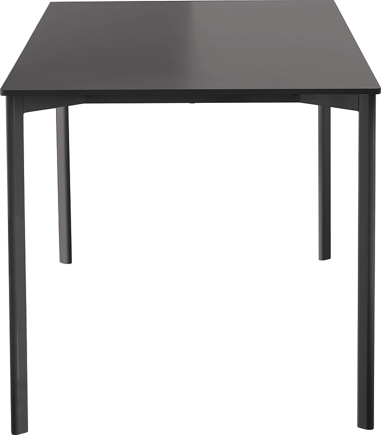 Stół Striped 79 x 79 cm czarny