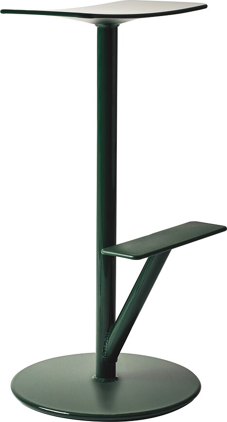 Stołek barowy Sequoia 66 cm ciemnozielony