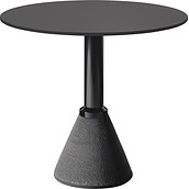 Stolik Table_One Bistrot czarne blat i rama