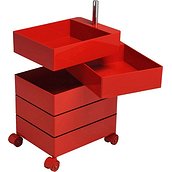 Szafka Magis 360 czerwona z 5 szufladami