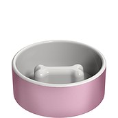 Naturally Cooling Ceramics Dog bowl pink
