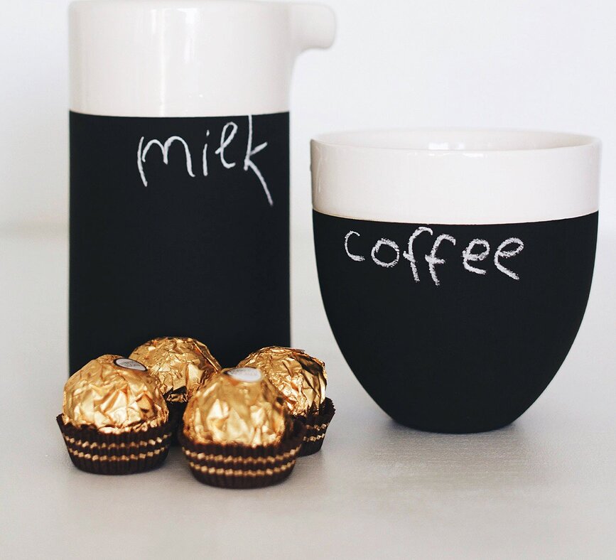 White Line Karafa naravno hladilna, keramična, mini